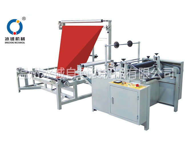 Folding and winding machine